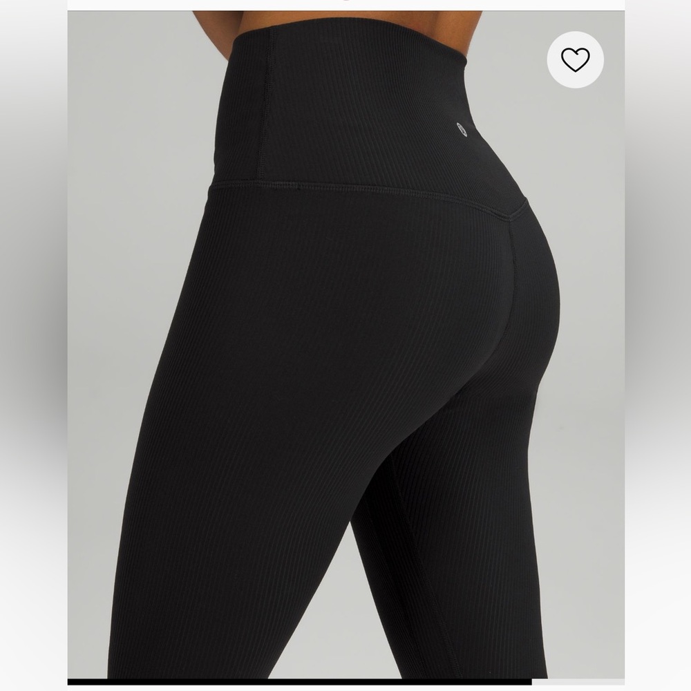 LULULEMON ALIGN High Rise Ribbed Pant 25” - 10 - Picture 2 of 8